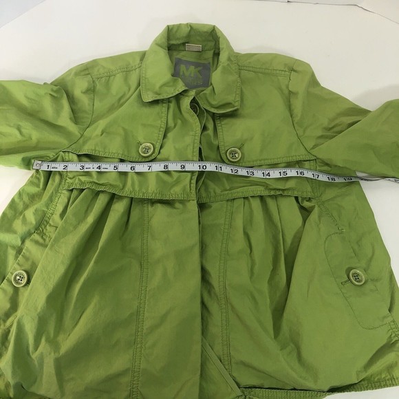 Womens Michael Kors Shirt/jacket, Button Up, Medium, Green, Long Sleeve, - Picture 5 of 12